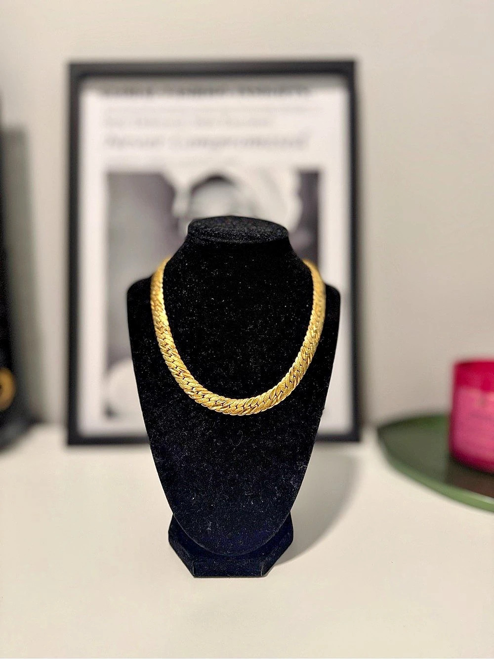 Gold-Tone Chain Necklace  New